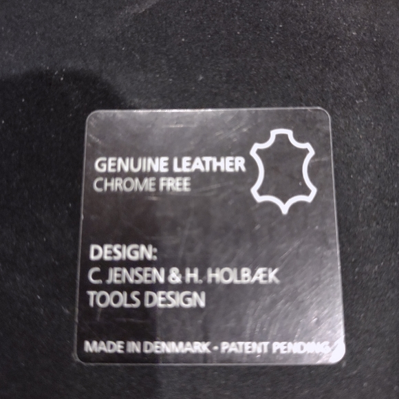 Vintage new Tommy Larsen  Designed Denmark leather Mouse pad nice gift - Picture 7 of 11